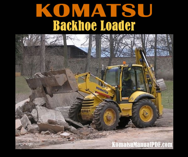 Komatsu Backhoe Loader WB97S-5 Service Manual PDF