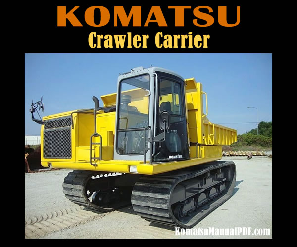 Komatsu Crawler Carrier CD110R-2 Service Manual PDF