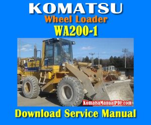 Komatsu Wheel Loader WA200-1 Service Manual PDF